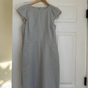 J.Crew Women's Cap Sleeve Dress in Grey - Size: 2